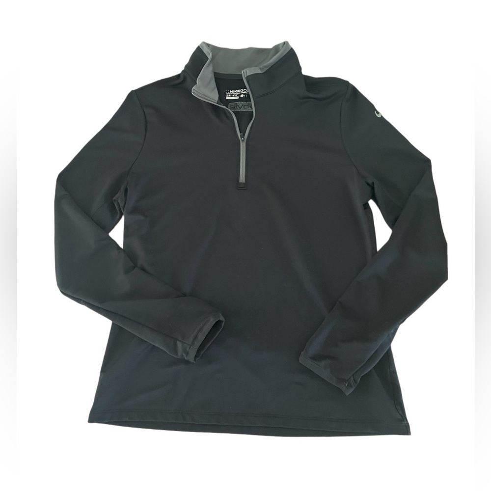 Women’s Nike Golf Athletic Black Quarter-Zip Pullover Sweatshirt